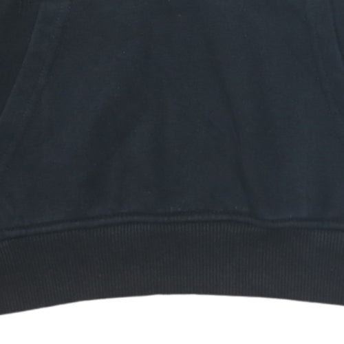 Fila Boys Black Colourblock Pullover Hoodie Size 14-15 Years