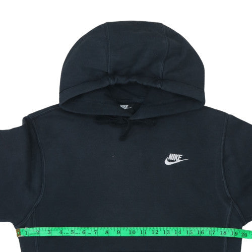Nike Womens Black XS Pullover Hoodie Cotton Fleece Casual Sweatshirt