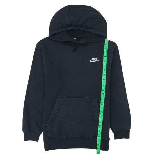 Nike Womens Black XS Pullover Hoodie Cotton Fleece Casual Sweatshirt
