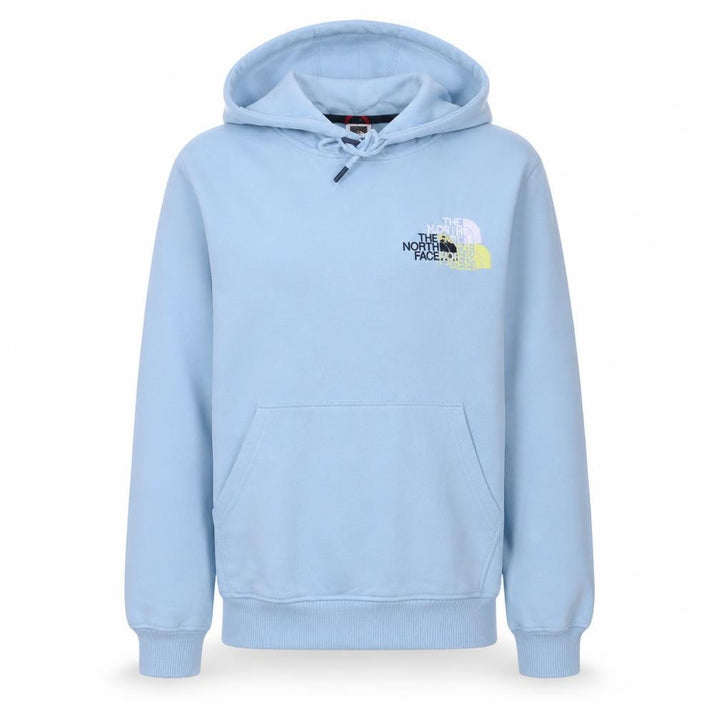 The North Face Men's Blue Pullover Hoodie Size S Outdoor Fleece