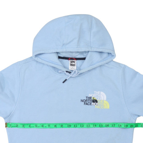 The North Face Men's Blue Pullover Hoodie Size S Outdoor Fleece