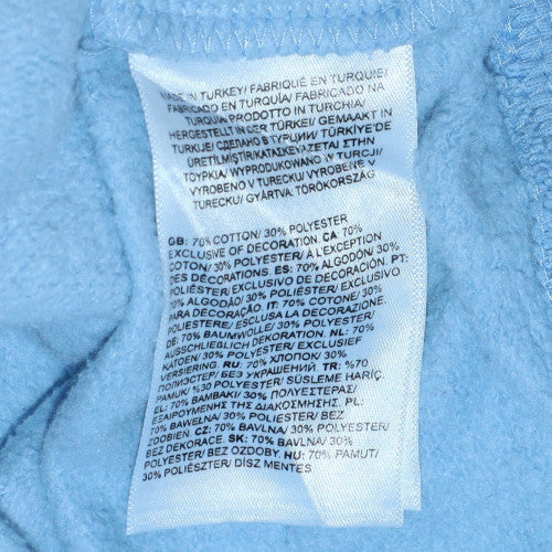 The North Face Men's Blue Pullover Hoodie Size S Outdoor Fleece