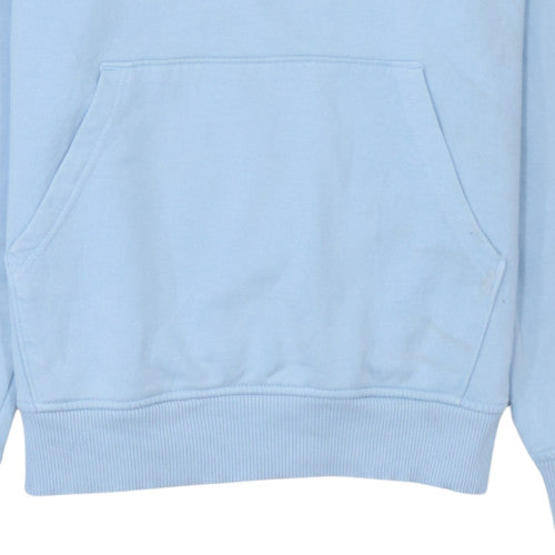 The North Face Men's Blue Pullover Hoodie Size S Outdoor Fleece