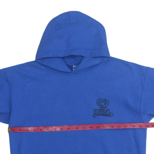 Gildan Men’s Blue XL Pullover Hoodie Surf Graphic Heavyweight