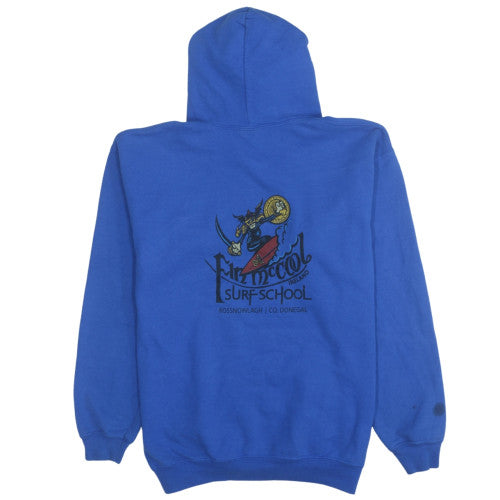 Gildan Men’s Blue XL Pullover Hoodie Surf Graphic Heavyweight