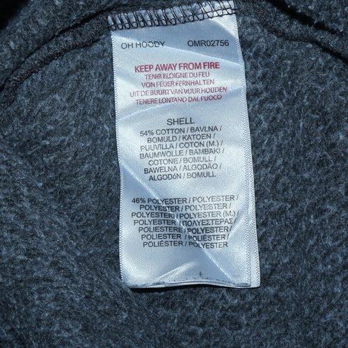 Ellesse Men's Grey Pullover Hoodie Medium Logo Fleece Sweatshirt