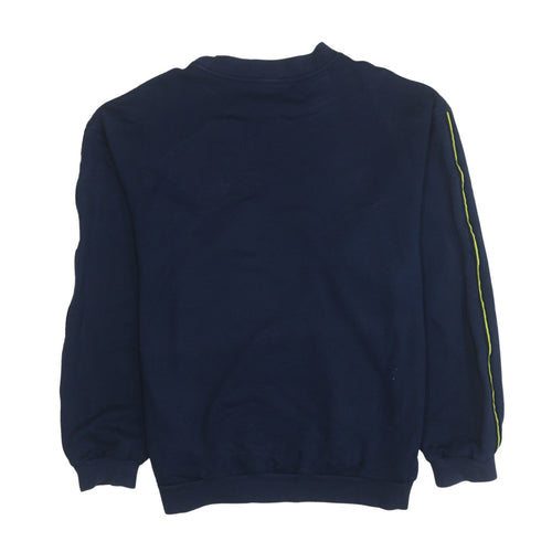 Nike Men's Blue Crew Neck Pullover Sweatshirt Size M Vintage Logo
