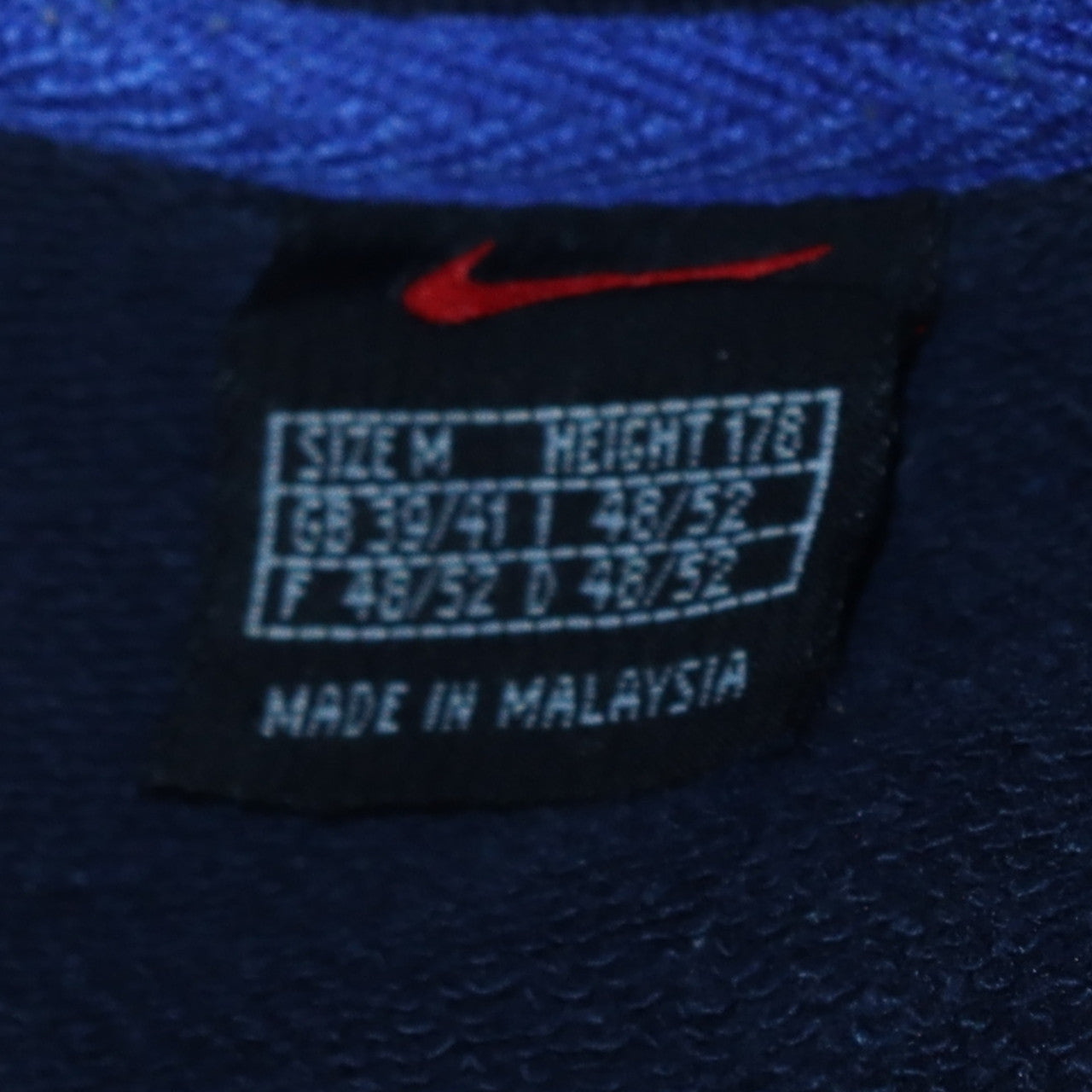 Nike Men's Blue Crew Neck Pullover Sweatshirt Size M Vintage Logo