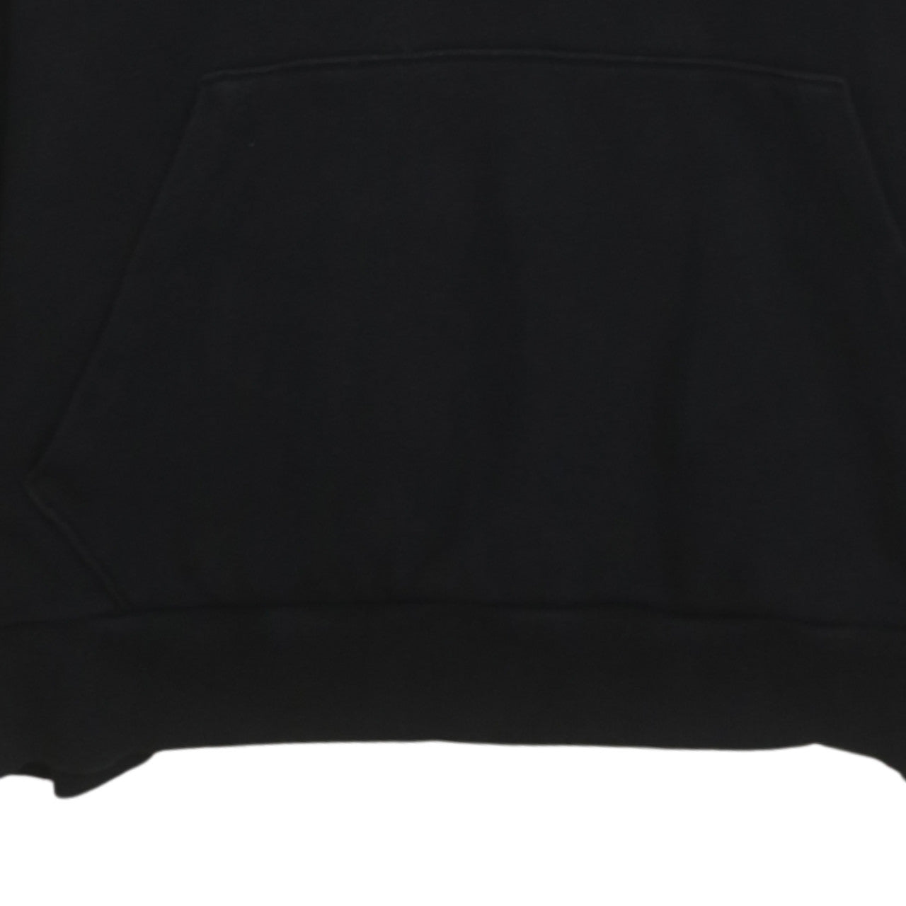 Puma Women's Black Pullover Hoodie UK 14 Logo Print Cotton Blend