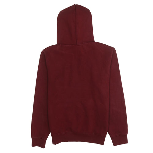 Champion Men's Red Pullover Hoodie Size S Logo Fleece Sweatshirt