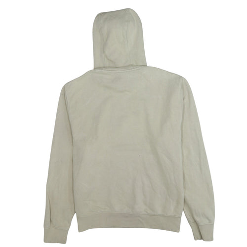 Nike Men Beige Pullover Hoodie M Fleece Sportswear Sweatshirt