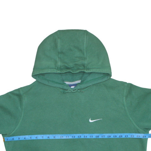 Nike Mens Green Pullover Hoodie L Logo Fleece Sportswear Sweatshirt