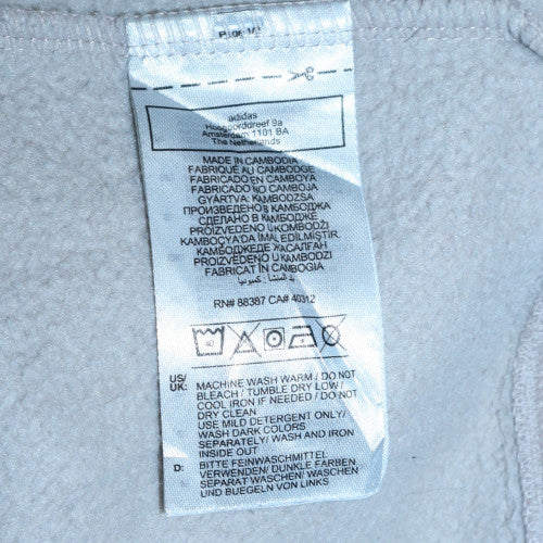 Adidas Womens Beige Hoodie 12-14 Pullover Cotton Blend Casual