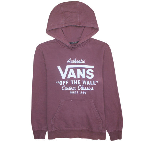 Vans Men's Brown XS Pullover Hoodie Skate Graphic Classic
