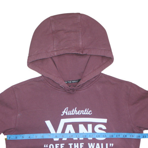 Vans Men's Brown XS Pullover Hoodie Skate Graphic Classic