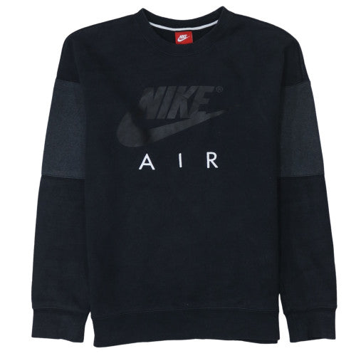 Nike Air Men's Black Small Pullover Crew Neck Graphic Sweatshirt