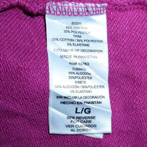 Champion Women's Purple 1/2 Zip Pullover Sweatshirt Size L