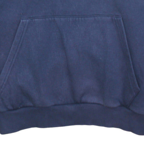 Puma Men's Blue Pullover Hoodie L Sports Graphic Print Fleece