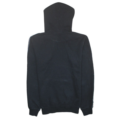 Champion Men's Black Pullover Hoodie Medium Fleece Logo Sweatshirt