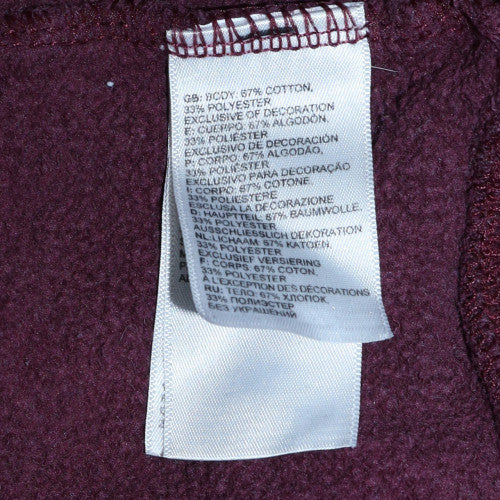 The North Face Men's Red XL Pullover Hoodie with Logo Print