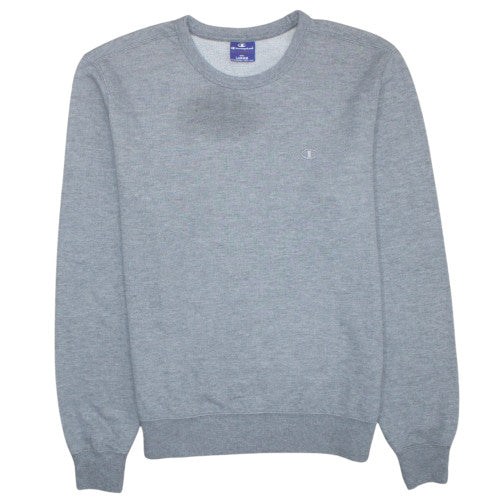 Champion Men's Grey Crew Neck Sweatshirt Large Classic Fit