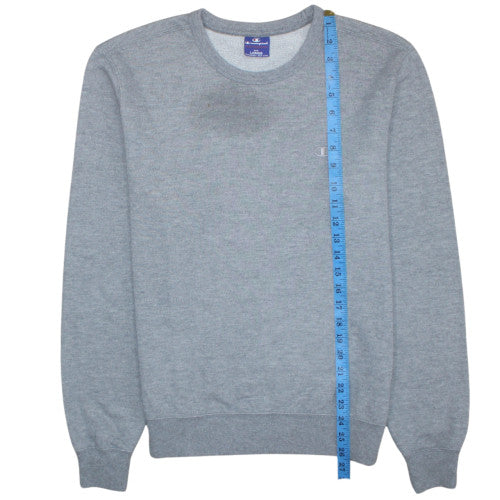 Champion Men's Grey Crew Neck Sweatshirt Large Classic Fit