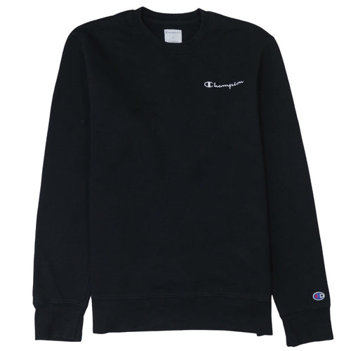 Champion Men's Black Crew Neck Pullover Sweatshirt Size M