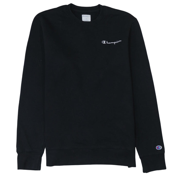 Champion Men's Black Crew Neck Pullover Sweatshirt Size M