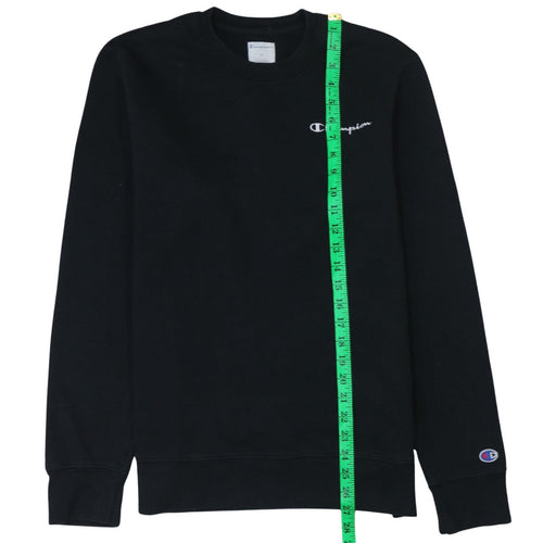 Champion Men's Black Crew Neck Pullover Sweatshirt Size M