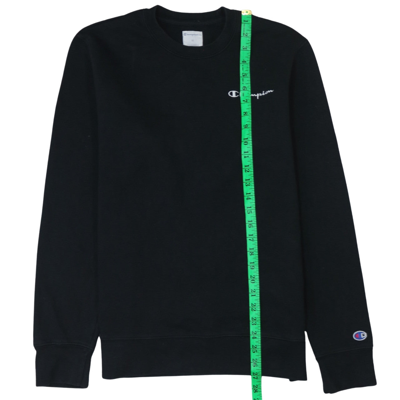 Champion Men's Black Crew Neck Pullover Sweatshirt Size M