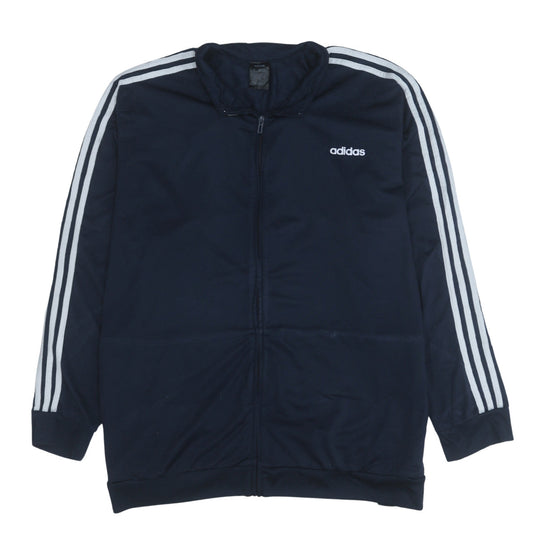 Adidas Men's Blue Full Zip Track Jacket Size 2XL Regular Fit