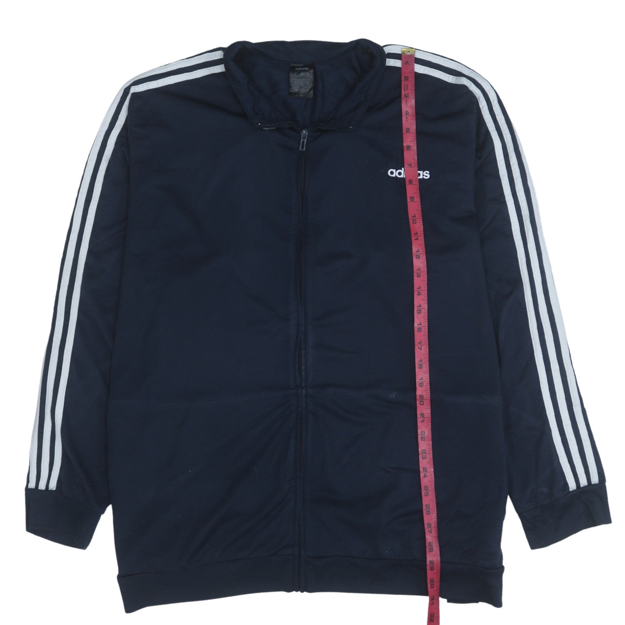 Adidas Men's Blue Full Zip Track Jacket Size 2XL Regular Fit