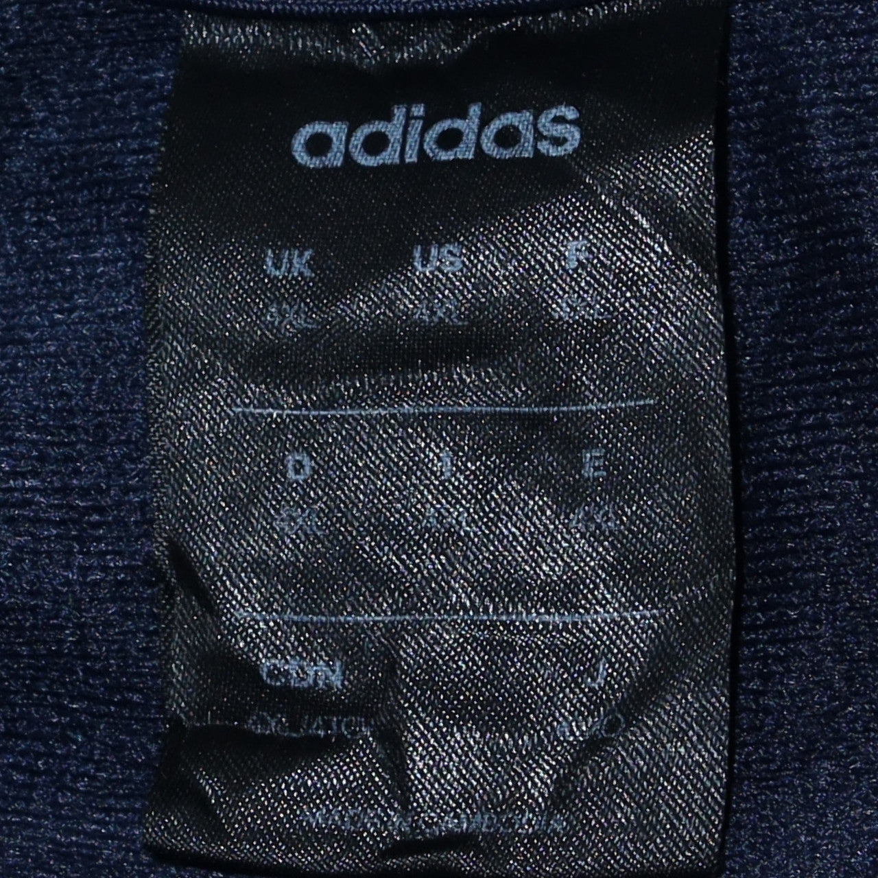 Adidas Men's Blue Full Zip Track Jacket Size 2XL Regular Fit