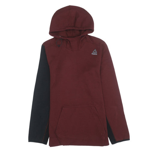 Reebok Men's Red & Black Pullover Hoodie Size M