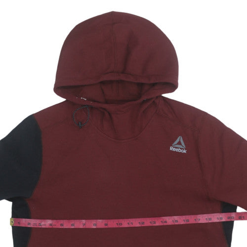 Reebok Men's Red & Black Pullover Hoodie Size M
