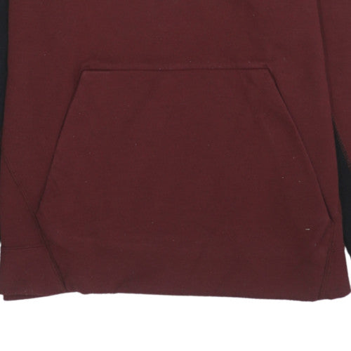 Reebok Men's Red & Black Pullover Hoodie Size M