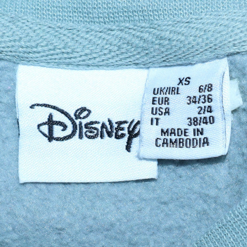 Disney Women XS Blue Mickey Mouse Pullover Sweatshirt