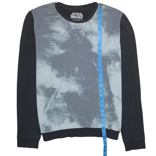 Star Wars Men's Black L Darth Vader Graphic Print Sweatshirt