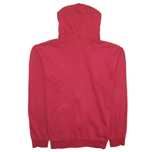 Vans Men's Red Full Zip Hoodie XL Regular Fit Fleece Sweatshirt