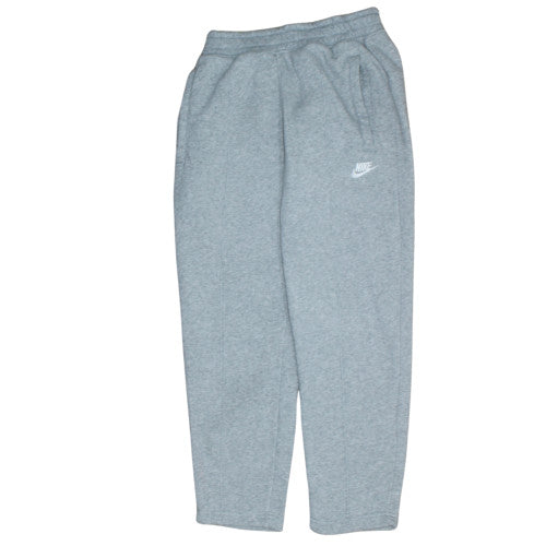 Nike Men Grey Fleece Sweatpants S Regular Fit Casual Joggers