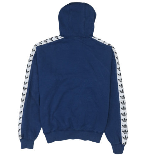 adidas Men’s Blue Pullover Hoodie Small Fleece Sportswear