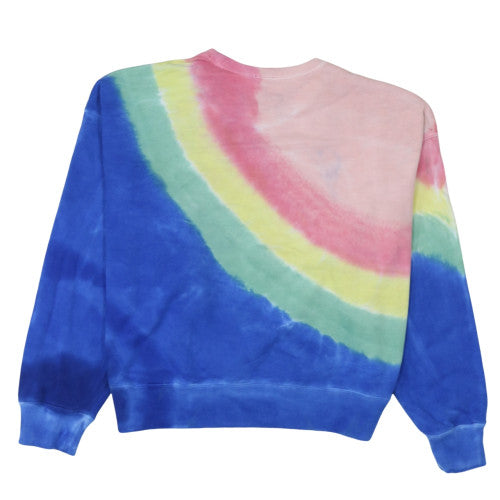 Polo Ralph Lauren Womens Multicoloured Tie-Dye Cotton Pullover Sweatshirt L