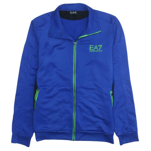 Emporio Armani EA7 Blue Men's XL Track Jacket Full Zip Sports Top