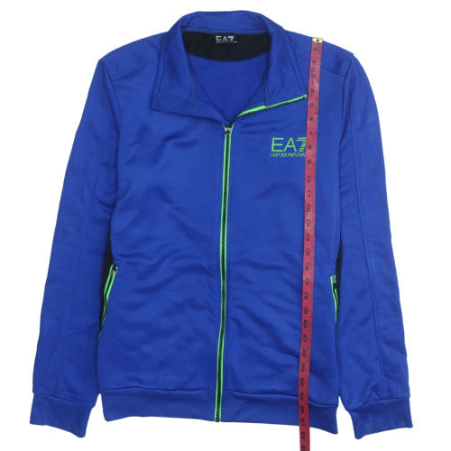 Emporio Armani EA7 Blue Men's XL Track Jacket Full Zip Sports Top