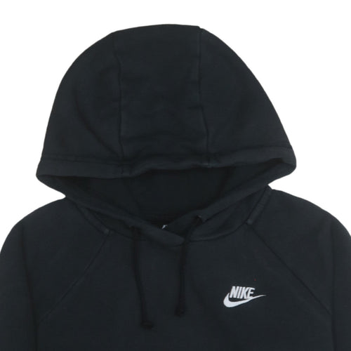 Nike Mens Black Pullover Hoodie M Sports Fleece Sweatshirt