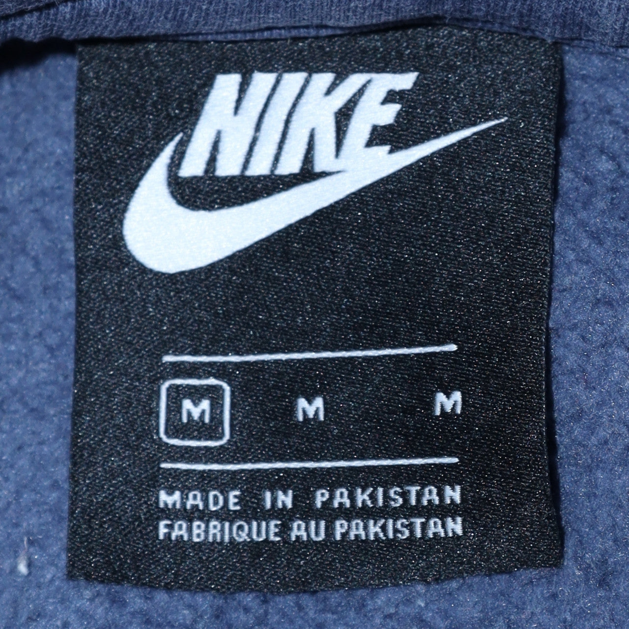 Nike Men's Blue Pullover Hoodie Size M Regular Fit Fleece