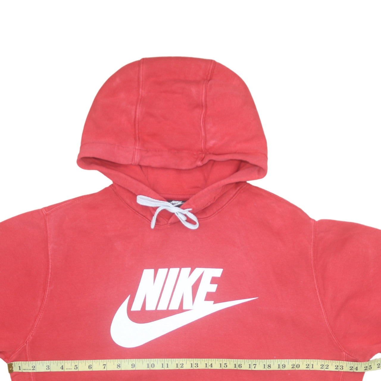 Nike Men's Red Pullover Hoodie L Graphic Logo Sportswear