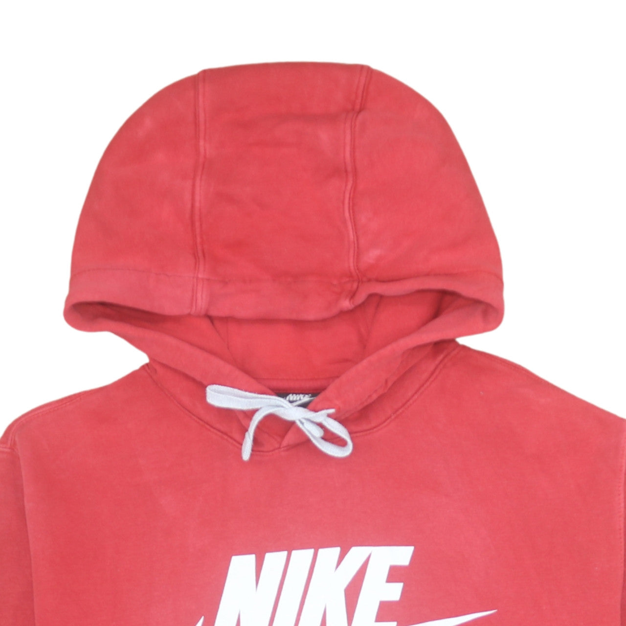 Nike Men's Red Pullover Hoodie L Graphic Logo Sportswear