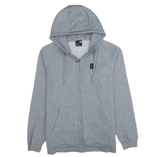 Under Armour Men’s Grey Full Zip Hoodie L Fleece Lightweight