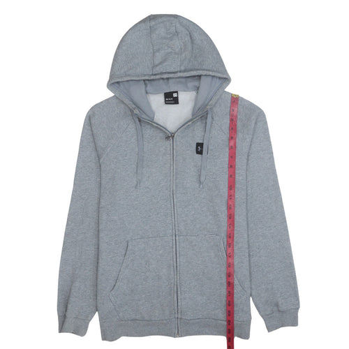 Under Armour Men’s Grey Full Zip Hoodie L Fleece Lightweight